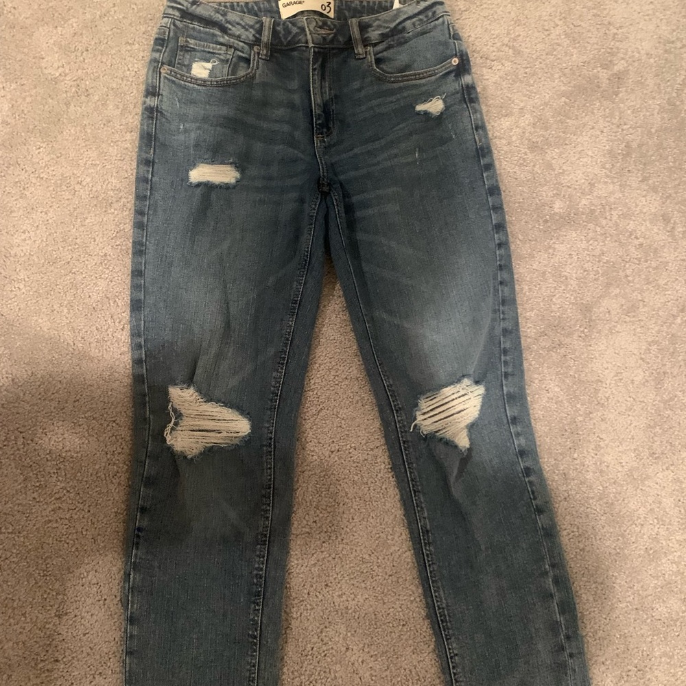 Garage straight leg jeans